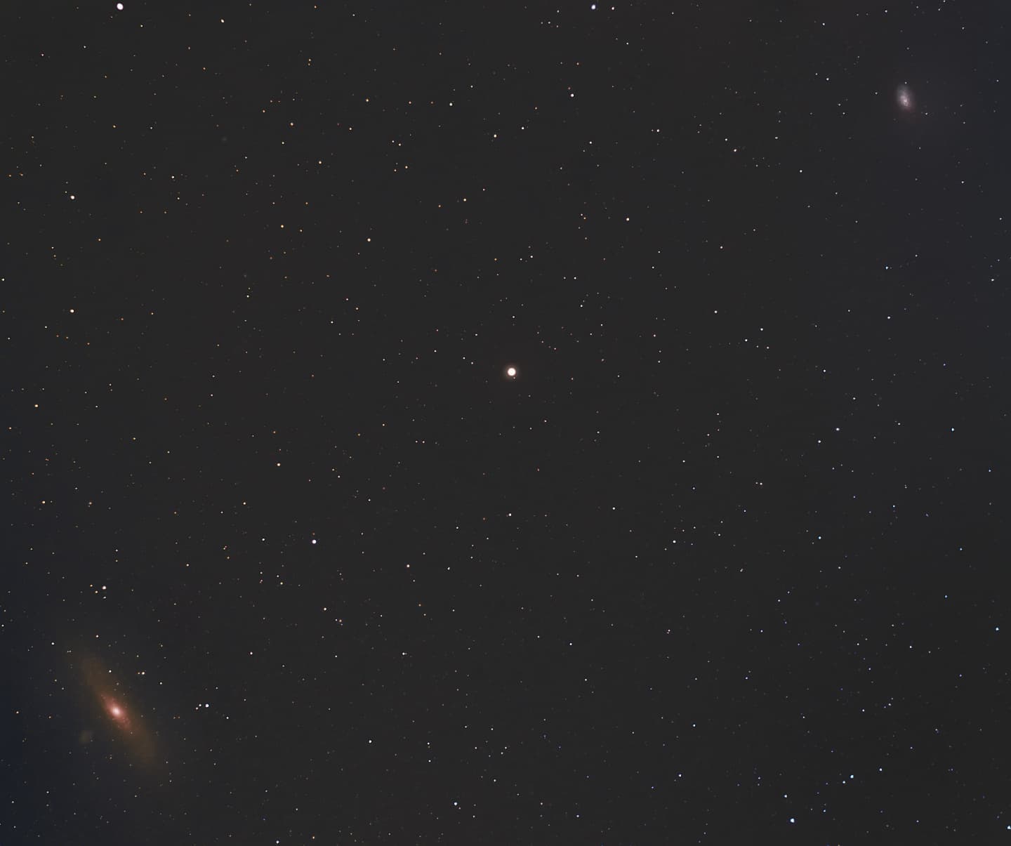 *Andromeda, Mirach and Triangulum*